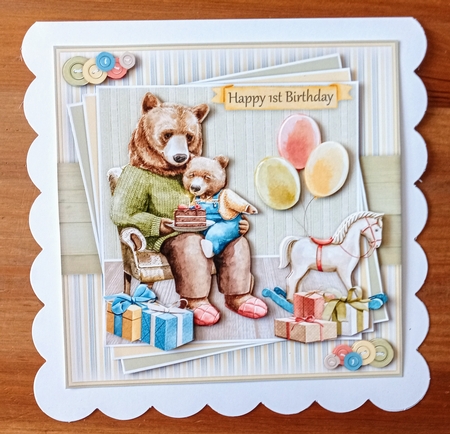 Daddy Bear Mini Kit by Jackie Odonnell