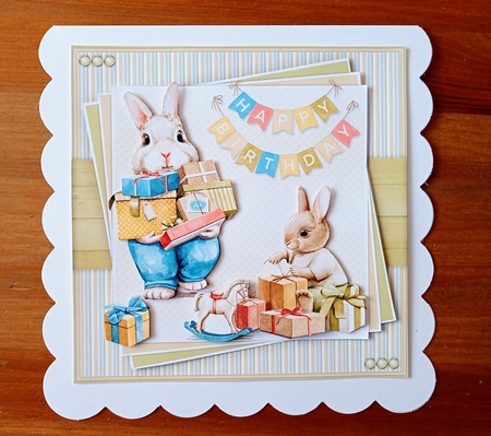 Bunny Birthday Mini Kit by Jackie Odonnell