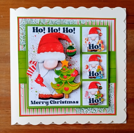 3 Santa Gnomes Mini Kit by Jackie Odonnell