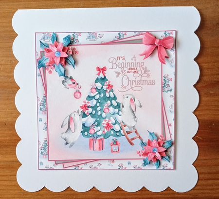 Christmas Bunnies Mini Kit #1  by Jackie Odonnell