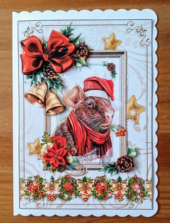 Christmas Guinea Pig Mini Kit-3 by Jackie Odonnell