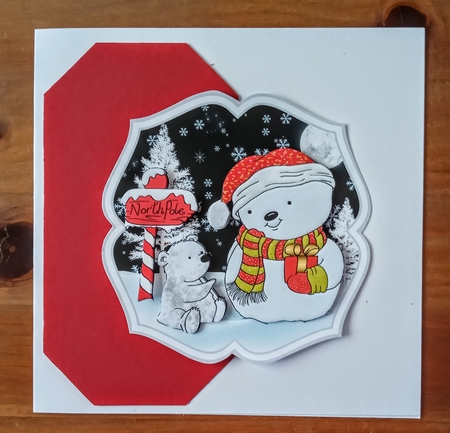 Polar bears and teddy bear toppers by Jackie Odonnell