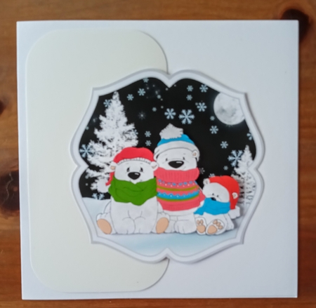 Polar bears and teddy bear toppers by Jackie Odonnell