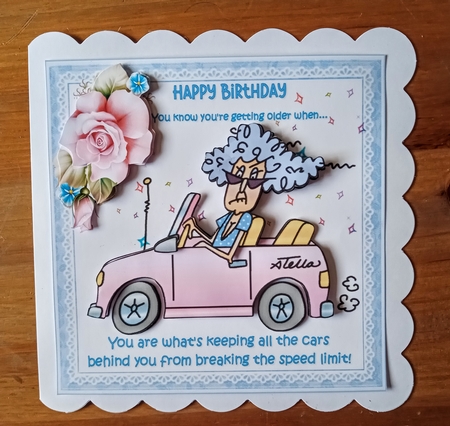 Stella and the speed limit 8x8 & A5 mini kit by Jackie Odonnell