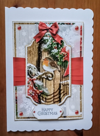 Night Garden Robin 7x5 Set by Jackie Odonnell
