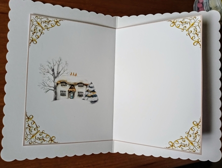 Christmas Snow is Falling Blank Insert 1 by Jackie Odonnell