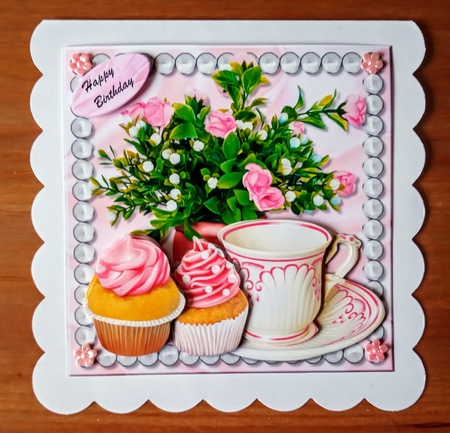 Pearl Frame Tea Time Mini Kit by Jackie Odonnell