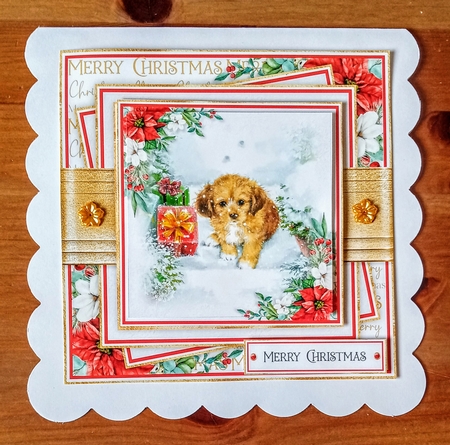 Christmas Animals Mix 7x7 inch Bumper Set by Jackie Odonnell