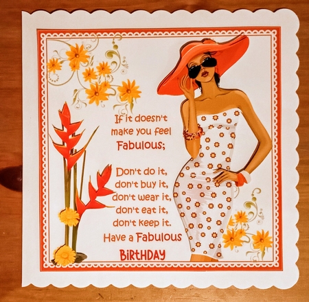 Fabulous birthday wishes 8x8 & A5 mini kit by Jackie Odonnell