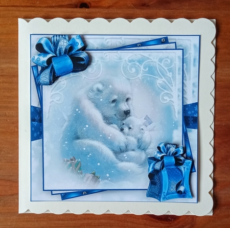 Polar Bear Christmas Bumper Kit #1  by Jackie Odonnell