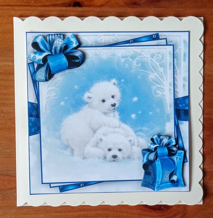 Polar Bear Christmas Bumper Kit #1  by Jackie Odonnell