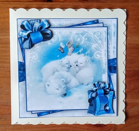 Polar Bear Christmas Bumper Kit #1  by Jackie Odonnell