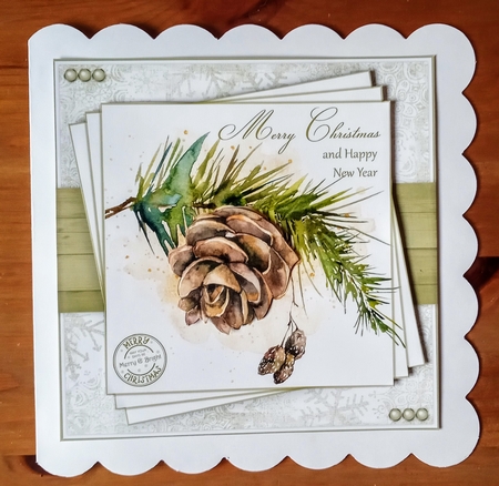 Pine Cone Quick & Easy Mini Kit by Jackie Odonnell