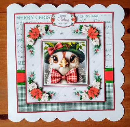 Happy Clucking Christmas by Jackie Odonnell