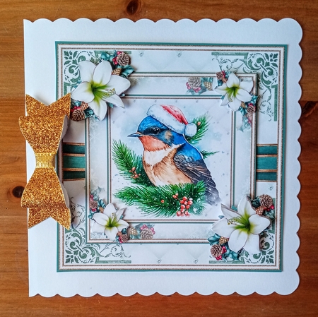 Christmas Swallow Mini Page Kit by Jackie Odonnell