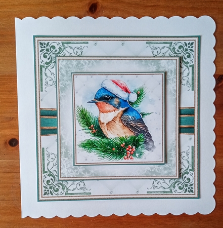 Christmas Swallow Mini Page Kit by Jackie Odonnell