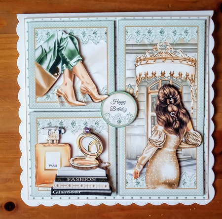 Fashionable Collage 04 Mini Page Kit by Jackie Odonnell