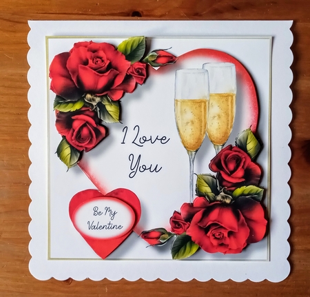 I Love You - Red Roses & Champagne by Jackie Odonnell