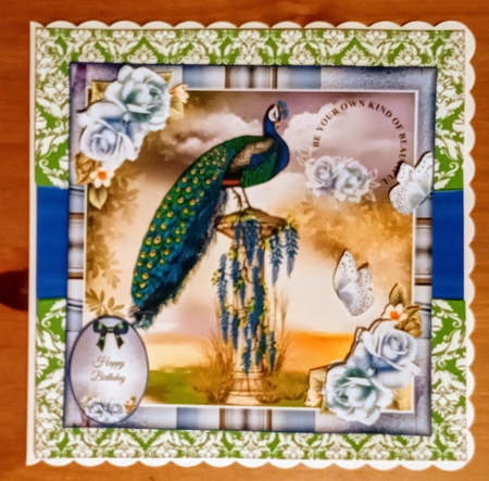 The Beautiful Peacock Mini Page Kit by Jackie Odonnell