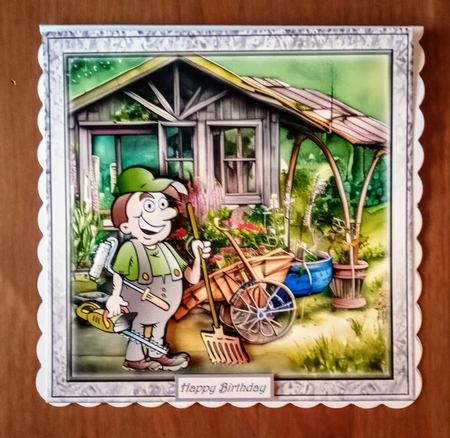 Gardeners world 7x7 by Jackie Odonnell