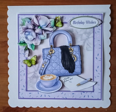 8x8 Mini Kit, Hello New Day , Lilac by Jackie Odonnell