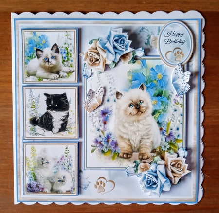 Cute Kittens Collage 02 Mini Page Kit by Jackie Odonnell