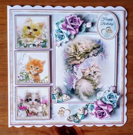 Cute Kittens Collage 03 Mini Page Kit by Jackie Odonnell