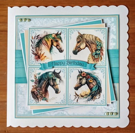 Boho Horses 1 Mini Kit by Jackie Odonnell