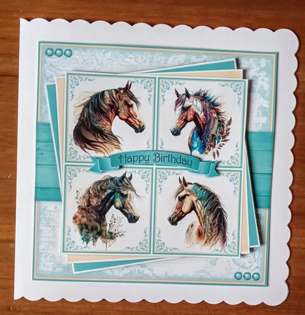 Boho Horses 3 Mini Kit by Jackie Odonnell