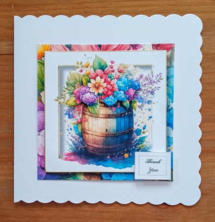 Beautiful Barrel Of Flowers 2 by Jackie Odonnell