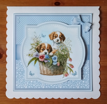 PUPPY & KITTEN BASKETS set 1 by Jackie Odonnell