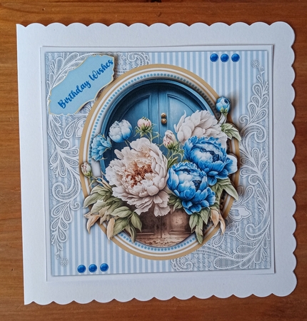 8x8 Mini Kit, Beautiful Delf Blue  by Jackie Odonnell