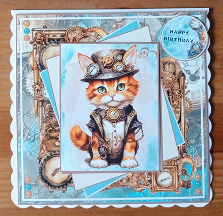 Steampunk Kittens Mini Page Kit  by Jackie Odonnell