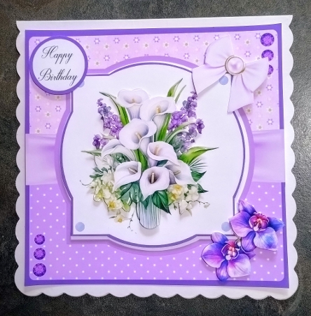 Orchids and Calla Lilies by Jackie Odonnell