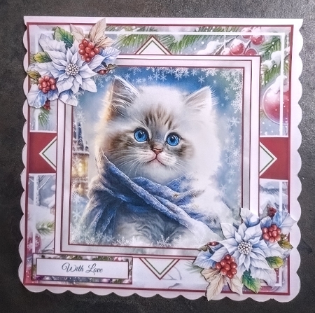 Cozy Winter Kitten Mini Page Kit by Jackie Odonnell
