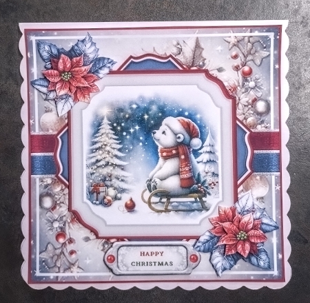 Christmas Polar Bears Mini Page Kit by Jackie Odonnell