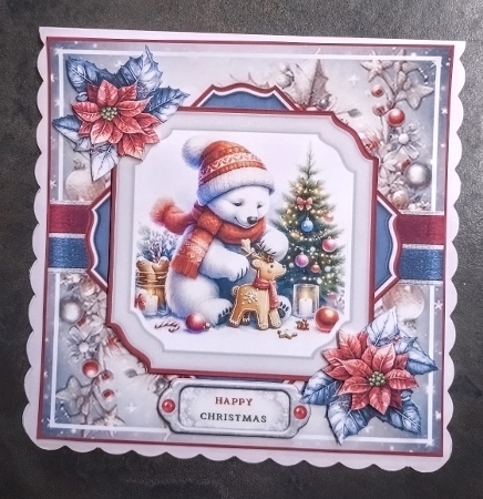 Christmas Polar Bears Mini Page Kit by Jackie Odonnell