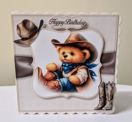 Cow Boy Bear Mini Kit     by Jackie Odonnell
