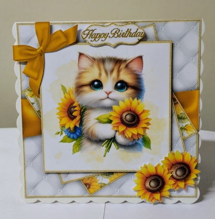 Cats, Dogs & Sunflowers Mini Kit  by Jackie Odonnell