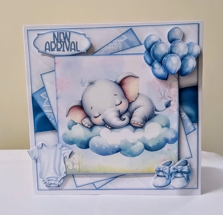 Cute Baby Elephant Mini Kit  by Jackie Odonnell