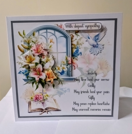 May time heal your Sorrow 7x7 by Jackie Odonnell