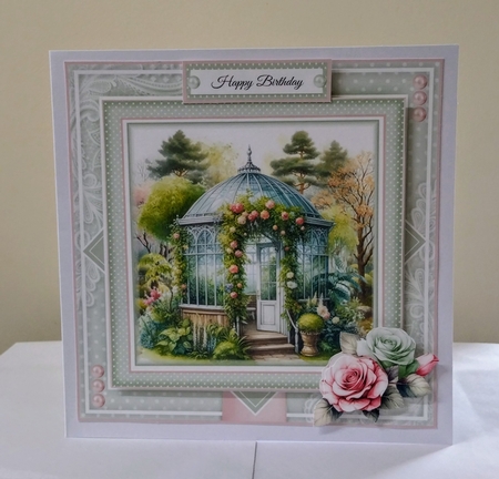 Pretty Garden Greenhouse Mini Page Kit by Jackie Odonnell