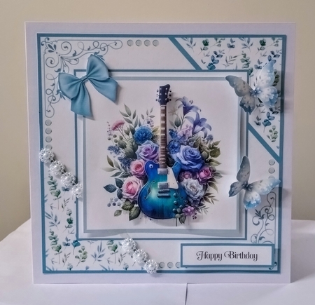 Floral Guitars by Jackie Odonnell