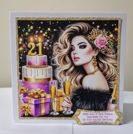 Happy 21st Birthday Wishes - Mini Kit by Jackie Odonnell