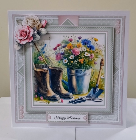 Gardening Boots Mini Page Kit by Jackie Odonnell