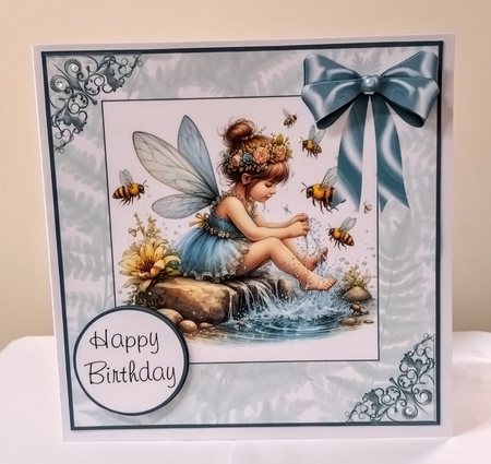 Playful Bee Fairy by Jackie Odonnell