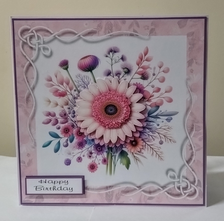 Pink Gerbera Birthday by Jackie Odonnell
