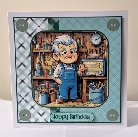 Life in the man shed by Jackie Odonnell