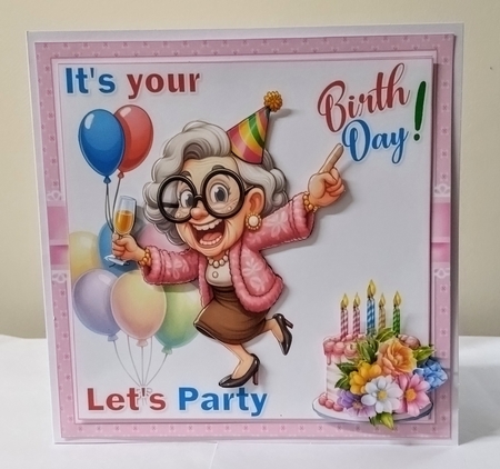 7x7 Lets party choice of four mini kit by Jackie Odonnell