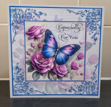Especially For You Butterfly Collage by Jackie Odonnell
